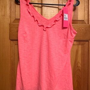 Lilly Pulitzer Gigi Ruffle Tank Top